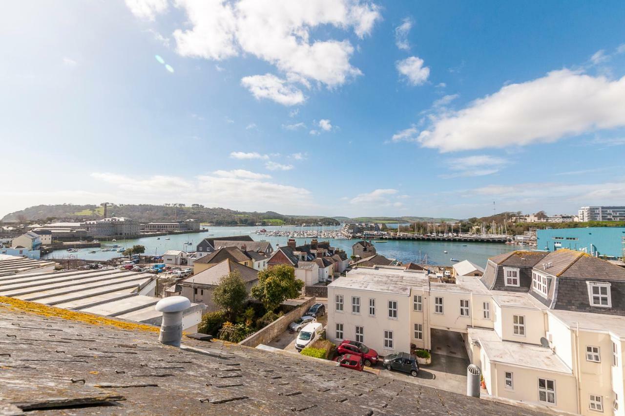 Ferienwohnung Pure B - Exceptional Views Of Tamar & Royal William Yard With Free Parking & Wifi Plymouth Exterior foto